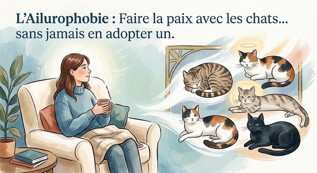 L’Ailurophobie : Et si vous faisiez la paix avec les chats… sans jamais en adopter un ?